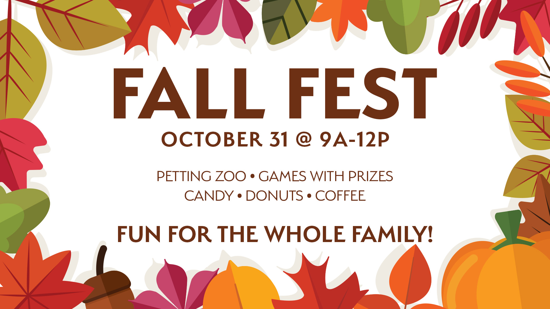 Fall Fest Final with zoo